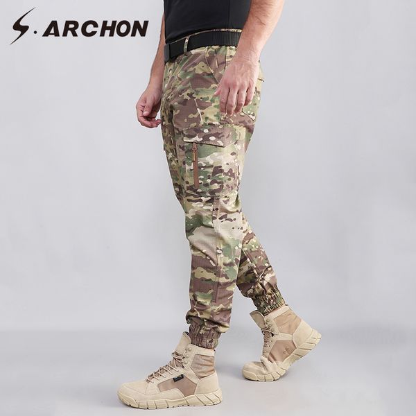 s.archon cp tactical pants men swat combat army pants camouflage cotton cargo flexible work style male trousers, Black
s.archon cp tactical pants men swat combat army pants camouflage cotton cargo flexible work style male trousers, Black