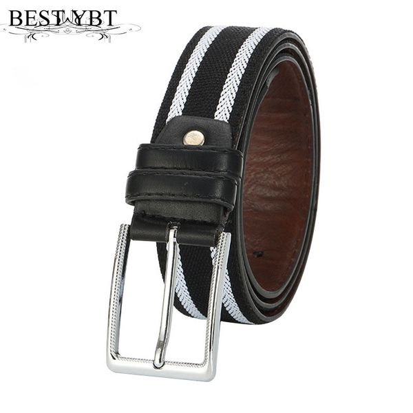 ybt belt new striope canvas alloy pin quality imitation leather men belt business affairs casual men and women, Black;brown
ybt belt new striope canvas alloy pin quality imitation leather men belt business affairs casual men and women, Black;brown