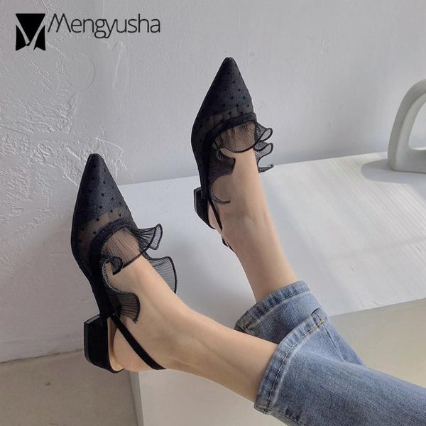 lace sandals women pointed toe polka dot gladiator sandalias mujer back strap 2020 lace ruffles summer dress shoes woman, Black
lace sandals women pointed toe polka dot gladiator sandalias mujer back strap 2020 lace ruffles summer dress shoes woman, Black