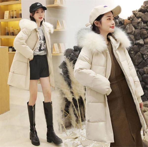 women's down & parkas women jacket solid hooded winter coat thicken warm loose long parka outwear veste hiver 35, Black
women's down & parkas women jacket solid hooded winter coat thicken warm loose long parka outwear veste hiver 35, Black