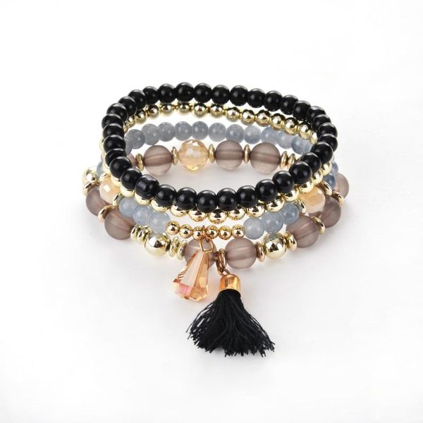 new bright crystal europe and the united states joker 4 suit tassel bracelet european and american fashion bracelet, Black
new bright crystal europe and the united states joker 4 suit tassel bracelet european and american fashion bracelet, Black