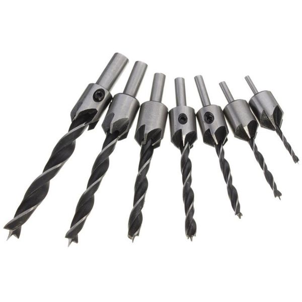7pcs 3-10mm tap wood screw woodworking set driver reamer drill bit countersink
7pcs 3-10mm tap wood screw woodworking set driver reamer drill bit countersink
