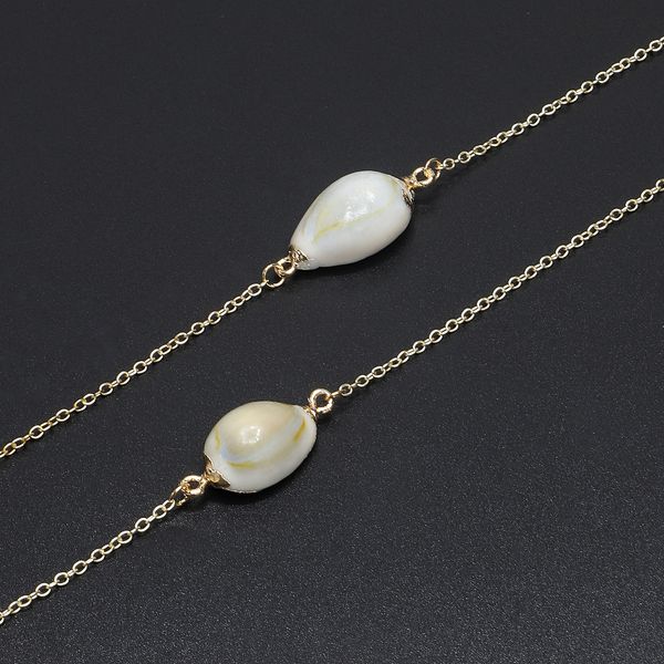 simple handmade metal white small conch chain anti-slip rope lanyard handmade glasses glasses gold, Blue
simple handmade metal white small conch chain anti-slip rope lanyard handmade glasses glasses gold, Blue