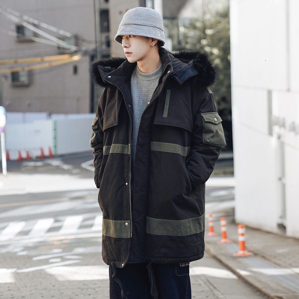 men's cotton clothing 2019 autumn and winter new cold-resistant solid color warm cotton clothing youth trend men's, Black
men's cotton clothing 2019 autumn and winter new cold-resistant solid color warm cotton clothing youth trend men's, Black