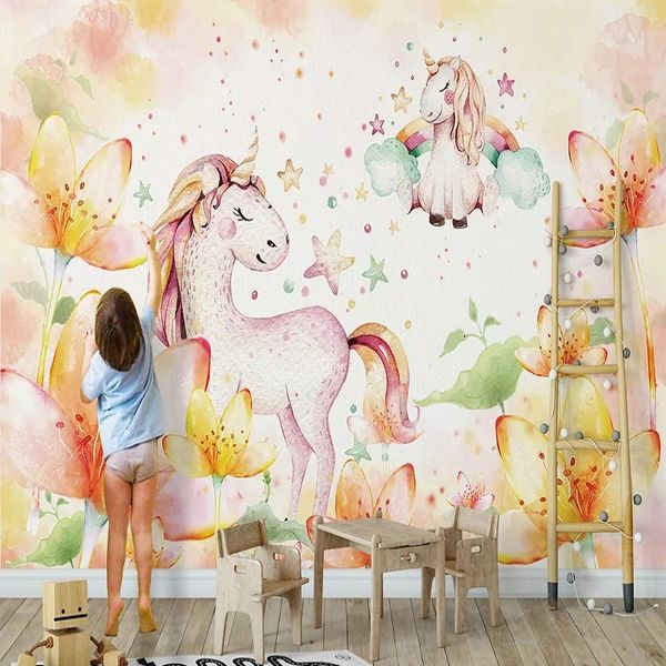 custom large mural 3d wallpaper nordic modern cartoon unicorn pink baby bedroom mural tv back wall decor deep 5d embossed
custom large mural 3d wallpaper nordic modern cartoon unicorn pink baby bedroom mural tv back wall decor deep 5d embossed