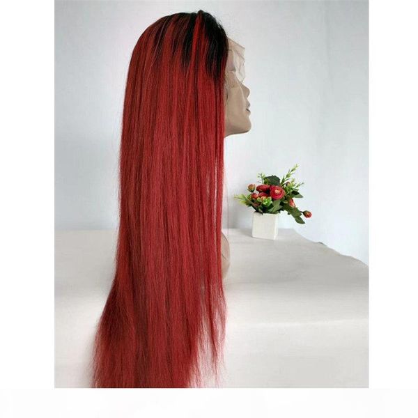 бразильский человеческих волос фронта шнурка парик ombre 1b red 26inch 130% 150% 180% плотность прямой швейцарский полный парик шнурка, Black;brown
бразильский человеческих волос фронта шнурка парик ombre 1b red 26inch 130% 150% 180% плотность прямой швейцарский полный парик шнурка, Black;brown