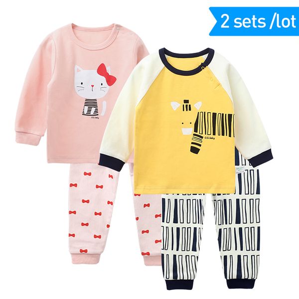 2 sets /lot spring fall kids boys clothes set long sleeved kid sets outfits toddler boys clothes children girls sets clothing y190518, White
2 sets /lot spring fall kids boys clothes set long sleeved kid sets outfits toddler boys clothes children girls sets clothing y190518, White