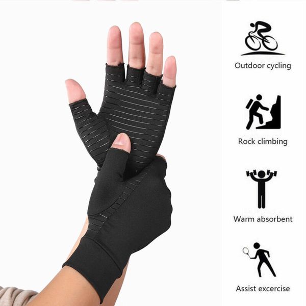 outdoor cycling half finger gloves sports fitness gloves compression arthritis gloves black, Blue;gray
outdoor cycling half finger gloves sports fitness gloves compression arthritis gloves black, Blue;gray