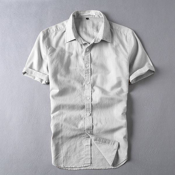 2019 summer new men solid linen shirts short sleeve male casual turn-down collar buttons size 4xl, White;black
2019 summer new men solid linen shirts short sleeve male casual turn-down collar buttons size 4xl, White;black