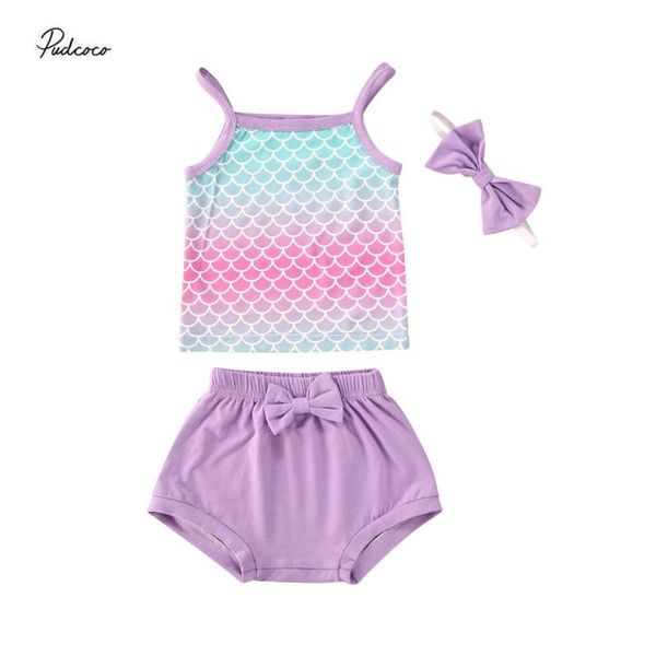 2020 lovely 0-24m baby girl clothes mermaid costume 3pcs scale print crop vest high waist shorts headband kids set, White
2020 lovely 0-24m baby girl clothes mermaid costume 3pcs scale print crop vest high waist shorts headband kids set, White