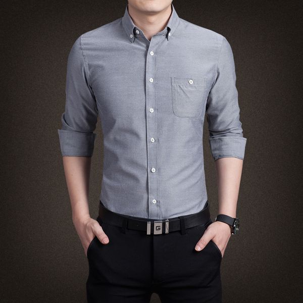 new nice men fashion boutique pure color cotton slender leisure business long sleeve shirts / male large size casual shirts, White;black
new nice men fashion boutique pure color cotton slender leisure business long sleeve shirts / male large size casual shirts, White;black