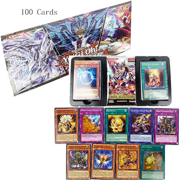 100pcs japan yu gi oh game playing cards with box carton yugioh game cards japan boy girls yu-gi-oh cards collection for fun toy
100pcs japan yu gi oh game playing cards with box carton yugioh game cards japan boy girls yu-gi-oh cards collection for fun toy