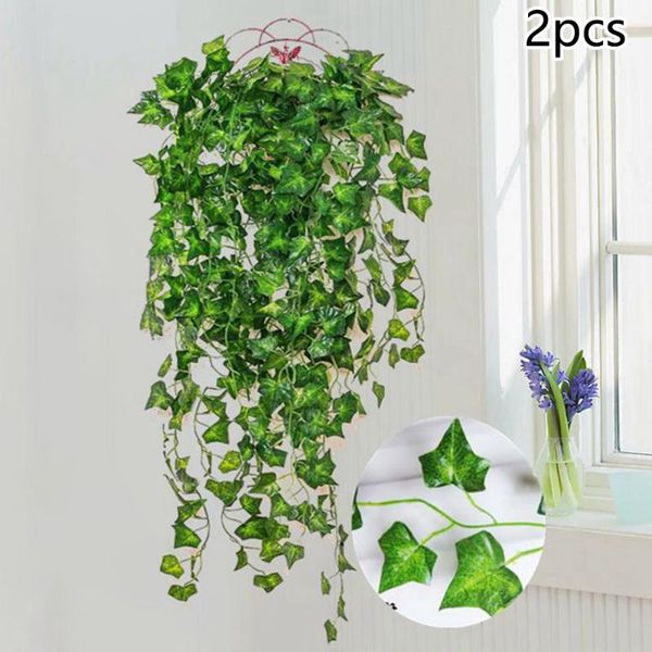 2pcs artificial hanging plants ivy vine fake leaves greeny chain wall home room garden wedding garland outside decoration new
2pcs artificial hanging plants ivy vine fake leaves greeny chain wall home room garden wedding garland outside decoration new