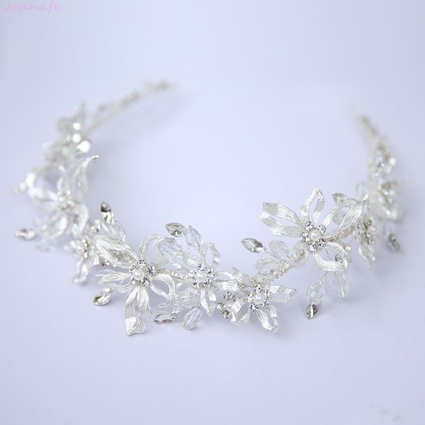 jonnafe silver color floral bridal tiara hair crown handmade fashion women hairband headpiece wedding hair jewelry, Golden;white
jonnafe silver color floral bridal tiara hair crown handmade fashion women hairband headpiece wedding hair jewelry, Golden;white