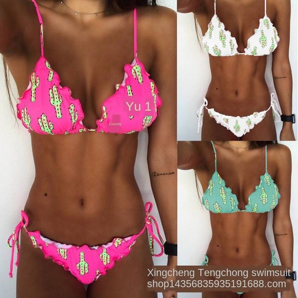 cactus printed split cactus bikini printed split bikini, White;black
cactus printed split cactus bikini printed split bikini, White;black