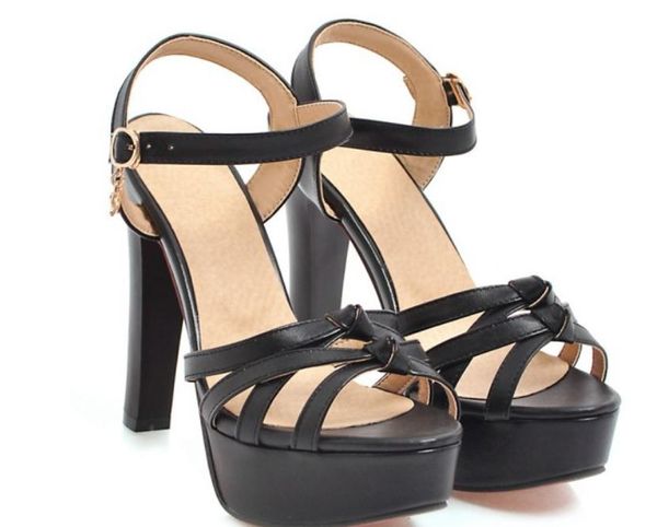 2019 women's sandals in summer with new style high heel coarse heel waterproof table @164, Black
2019 women's sandals in summer with new style high heel coarse heel waterproof table @164, Black