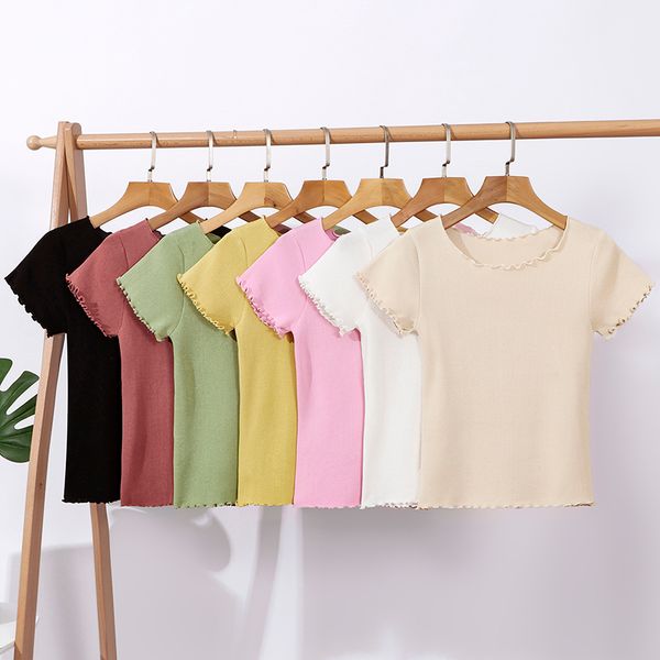 women's t-shirt ruffles summer t shirt women ice silk casual solid korean knit femme slim black harajuku bodycon tee, White
women's t-shirt ruffles summer t shirt women ice silk casual solid korean knit femme slim black harajuku bodycon tee, White