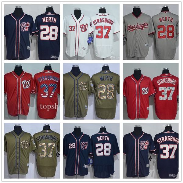 custom men's women youth majestic nationals jersey #28 jayson werth 37 stephen strasburg red grey white baseball jerseys, Blue;black
custom men's women youth majestic nationals jersey #28 jayson werth 37 stephen strasburg red grey white baseball jerseys, Blue;black