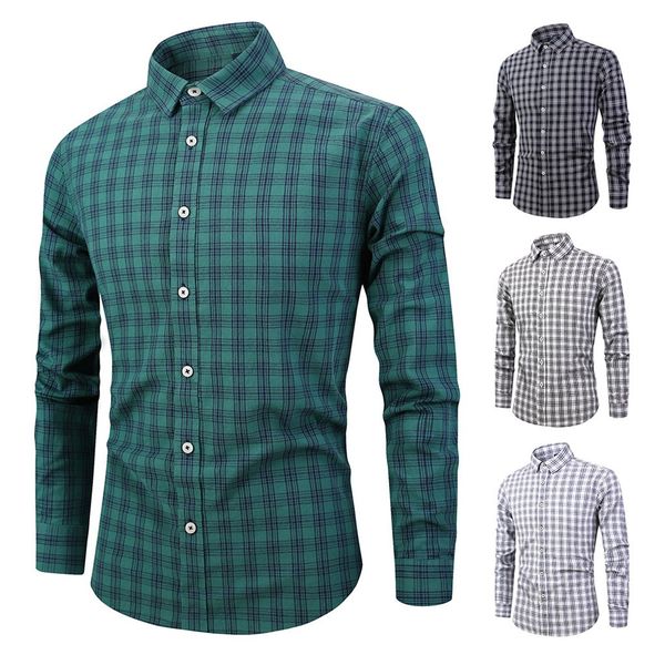 feitong 2019 men casual long sleeved plaid shirt slim fit male social business dress shirt men clothing soft comfortable 2019, White;black
feitong 2019 men casual long sleeved plaid shirt slim fit male social business dress shirt men clothing soft comfortable 2019, White;black