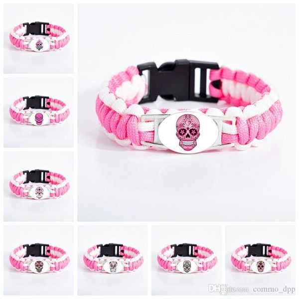 mexican sugar skull bracelets for women glass cabochon flower skeleton charm pink wristband fashion day of the dead jewelry gift, Golden;silver
mexican sugar skull bracelets for women glass cabochon flower skeleton charm pink wristband fashion day of the dead jewelry gift, Golden;silver