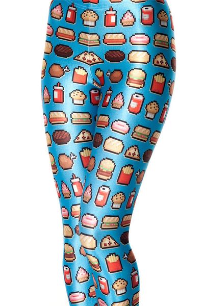 models in europe and america western food food dessert digital printing leggings women's spring and autumn elasticity slim fit y, Black
models in europe and america western food food dessert digital printing leggings women's spring and autumn elasticity slim fit y, Black