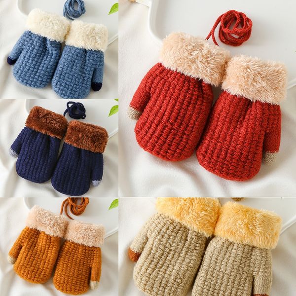 winter children's cashmere-like knitted warm solid color double-layer plush warm and gloves thickened baby's neck gloves, White
winter children's cashmere-like knitted warm solid color double-layer plush warm and gloves thickened baby's neck gloves, White