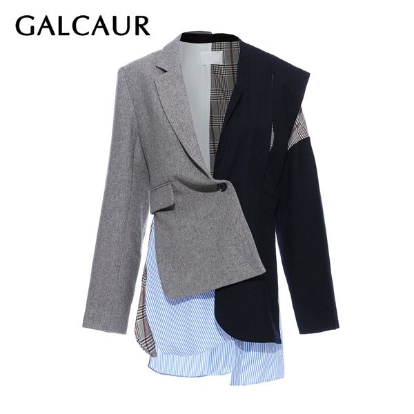 galcaur лоскутные полосатый хит blazer зубчатый с длинным рукавом нерегулярных костюмов цвета асимметричных женских женской 2020 одеждой нов, White;black
galcaur лоскутные полосатый хит blazer зубчатый с длинным рукавом нерегулярных костюмов цвета асимметричных женских женской 2020 одеждой нов, White;black