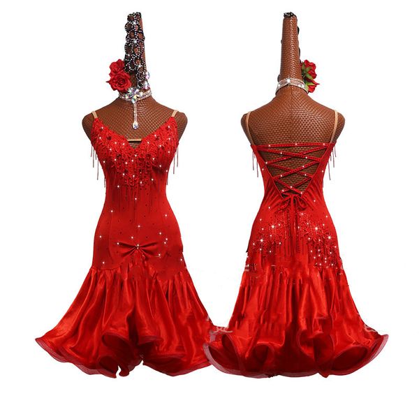 red color embroidered latin dance skirt women high-end latin dance dress performance competition costumes pleated fishbone skirt, Black;red
red color embroidered latin dance skirt women high-end latin dance dress performance competition costumes pleated fishbone skirt, Black;red