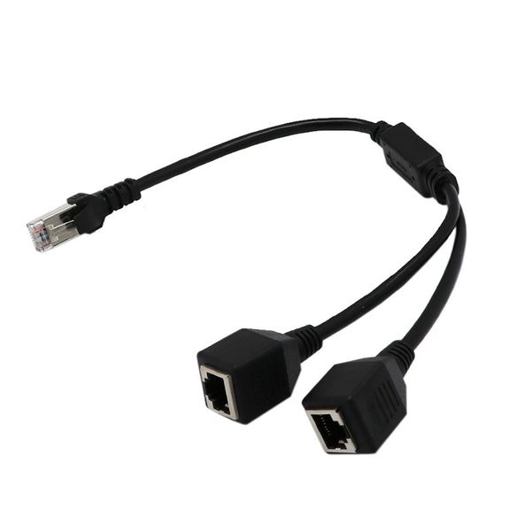 RJ45 Ethernet Y Кабель-адаптер для разветвителя с 1 по 2 порта Кабель-адаптер коммутатора
RJ45 Ethernet Y Кабель-адаптер для разветвителя с 1 по 2 порта Кабель-адаптер коммутатора