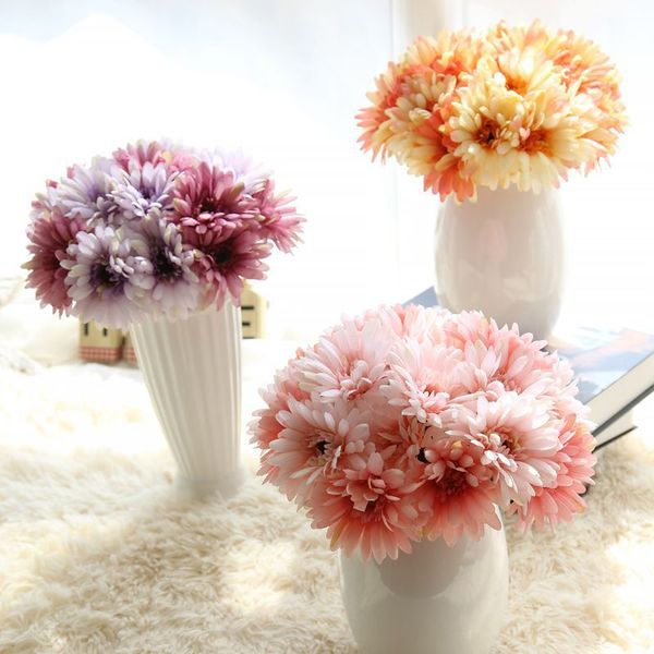 7pcs/bunch artificial silk flowers gerberas flowers for home decoration wedding bouquets
7pcs/bunch artificial silk flowers gerberas flowers for home decoration wedding bouquets