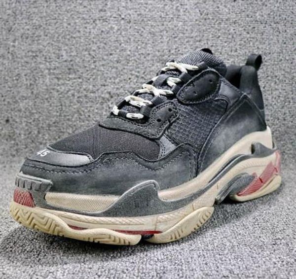 men women casual shoes bl triple s 17fw sneakers vintage kanye west old grandpa trainer triple-s sneaker fashion shoe outdoor boots cvae47, Black
men women casual shoes bl triple s 17fw sneakers vintage kanye west old grandpa trainer triple-s sneaker fashion shoe outdoor boots cvae47, Black
