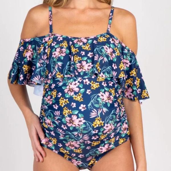 maternity swimwear tankinis women floral print bikinis pregnancy swimsuit beachwear pregnant maillot de bain femme enceinte 2020, White
maternity swimwear tankinis women floral print bikinis pregnancy swimsuit beachwear pregnant maillot de bain femme enceinte 2020, White