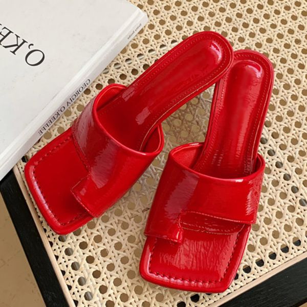 square quality head clip high toe flip flops slip on women slippers fashion low heel ladies outdoor elegant leisure shoe, Black
square quality head clip high toe flip flops slip on women slippers fashion low heel ladies outdoor elegant leisure shoe, Black