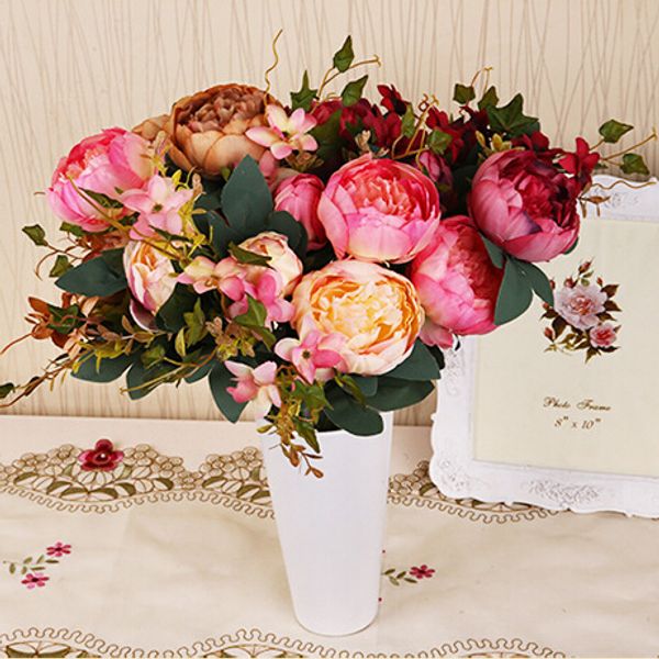 upscale artificial peony bunch 47cm/18.5 inch silk flowers simulation european peony flower for wedding centerpieces decoration
upscale artificial peony bunch 47cm/18.5 inch silk flowers simulation european peony flower for wedding centerpieces decoration