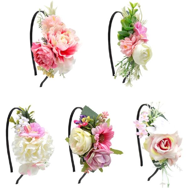 boho flower headband for girls artificial floral hairband bridal women newborn baby birthday kids hair hoop hair accessories, Slivery;white
boho flower headband for girls artificial floral hairband bridal women newborn baby birthday kids hair hoop hair accessories, Slivery;white