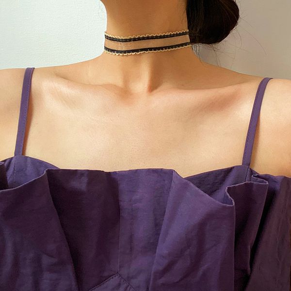 vogallery women fashion lace chokers necklaces summer club short necklace black and white chocker new jewelry accessories, Golden;silver
vogallery women fashion lace chokers necklaces summer club short necklace black and white chocker new jewelry accessories, Golden;silver