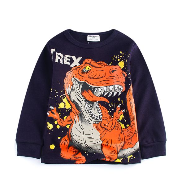 winter style children's t-shirt boy's crew neck pullover cartoon dinosaur baby long sleeve children, White
winter style children's t-shirt boy's crew neck pullover cartoon dinosaur baby long sleeve children, White