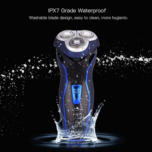 

3 blades floating shaver electric rechargeable razor men electric shaving machine with sideburns trimmer beard machine shaver 0