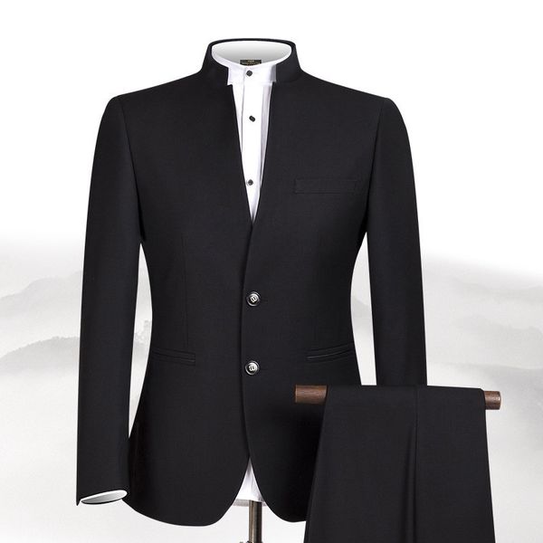 customized chinese style stand collar men's suit (jacket + pants) men's dance party party dress wedding groom groomsmen dress, White;black
customized chinese style stand collar men's suit (jacket + pants) men's dance party party dress wedding groom groomsmen dress, White;black