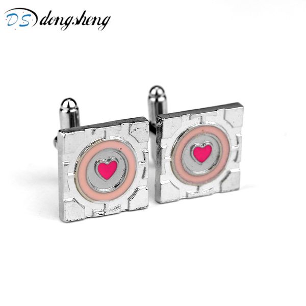 dongsheng grade 3d game portal 2 nmucho portal collar 2 companion cube cufflinks for mens heart square cufflinks-40, Silver;golden
dongsheng grade 3d game portal 2 nmucho portal collar 2 companion cube cufflinks for mens heart square cufflinks-40, Silver;golden