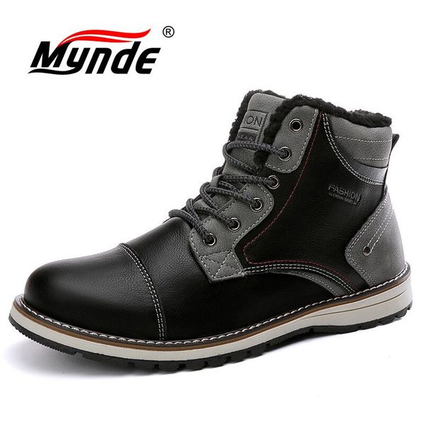 boots mynde winter fur warm plush snow non slip men's lace-up motorcycle casual ankle big size 39-46, Black
boots mynde winter fur warm plush snow non slip men's lace-up motorcycle casual ankle big size 39-46, Black