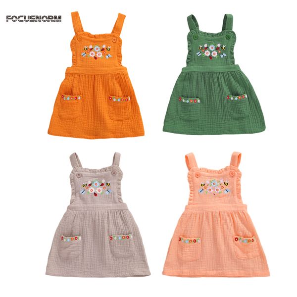 girl's dresses 0-4y summer lovely kids baby girls overalls dress floral print solid knee length a-line sundress 4 colors, Red;yellow
girl's dresses 0-4y summer lovely kids baby girls overalls dress floral print solid knee length a-line sundress 4 colors, Red;yellow