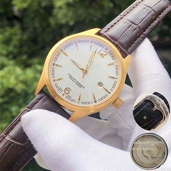 luxury men's high-quality hand calendar design automatic mechanical movement 40mm316 fine steel strap leather strap a crystal mirror, Slivery;brown
luxury men's high-quality hand calendar design automatic mechanical movement 40mm316 fine steel strap leather strap a crystal mirror, Slivery;brown