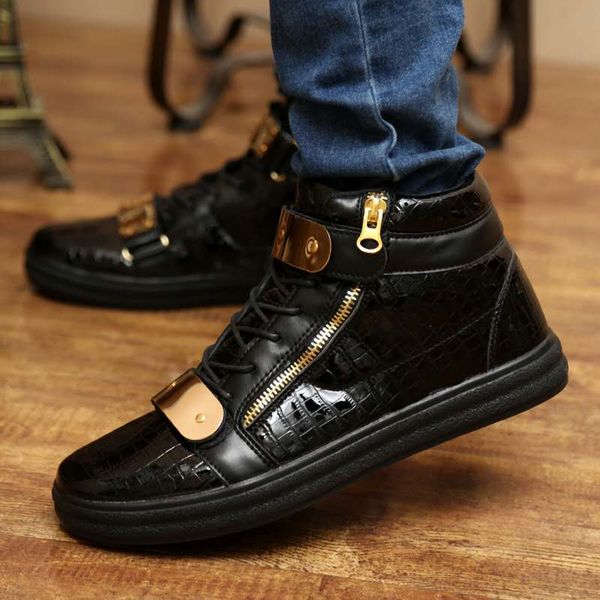 wholesale autumn ankle boots shoes brand designed genuine leather men's high flat casual shoes size 38-46 ing, Black
wholesale autumn ankle boots shoes brand designed genuine leather men's high flat casual shoes size 38-46 ing, Black