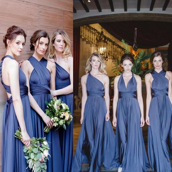 navy blue a-line convertible bridesmaid dresses halter wedding guest gown beach wedding guest prom evening party dresses, White;pink
navy blue a-line convertible bridesmaid dresses halter wedding guest gown beach wedding guest prom evening party dresses, White;pink