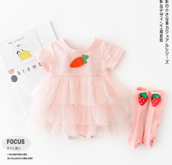 romper for infant baby's first birthday romper baby's lovely cake cartoon fruit pattern mesh infant cotton jumpsuits, Blue
romper for infant baby's first birthday romper baby's lovely cake cartoon fruit pattern mesh infant cotton jumpsuits, Blue