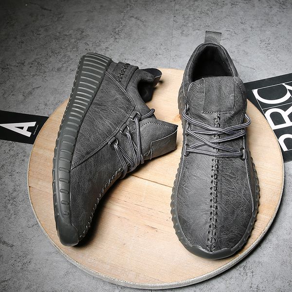 new casual comfortable high-quality leather flat outdoor fashion walking lightweight men's shoes, Black
new casual comfortable high-quality leather flat outdoor fashion walking lightweight men's shoes, Black