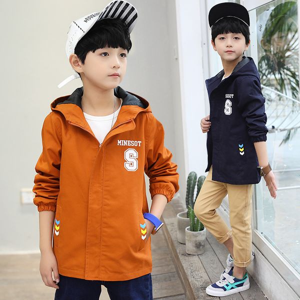 boys jacket spring 2019 new korean version of the big children's tide children's windbreaker boy casual outerwear, Blue;gray
boys jacket spring 2019 new korean version of the big children's tide children's windbreaker boy casual outerwear, Blue;gray