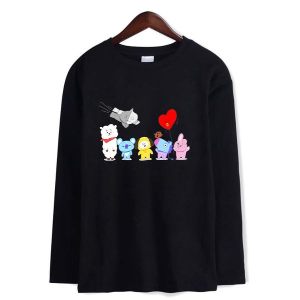 korean-style 2018 new style popular brand street btsq version cartoon animal long-sleeved t-shirt men and women couple clothes, White
korean-style 2018 new style popular brand street btsq version cartoon animal long-sleeved t-shirt men and women couple clothes, White
