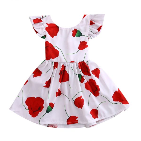 toddler kids baby girls summer flower dress princess party pageant swing dresses, Red;yellow
toddler kids baby girls summer flower dress princess party pageant swing dresses, Red;yellow